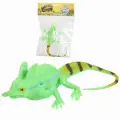 Фигурка ABtoys Юный натуралист. Коллекция Рептилии фигурка Хамелеон, ярко-зеленый с полосатым хвостом, эластичная из термопластичной резины