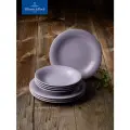 Набор посуды столовой из 8-ми тарелок, Color Loop Blueblossom, like. by Villeroy & Boch, Премиум-Фарфор