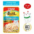 Влажный корм INABA Kinnodashi Куриное филе с мальками ширасу, паучи 12 x 60г