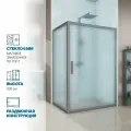 Душевой уголок GWMPKB019R 105x135 см, цвет фурнитуры хром матовый, стекло матовое закаленное 6 мм