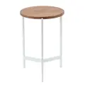 Столик кофейный ODRI, белый, столешница дуб