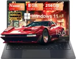 Ноутбук 15.6, 8 ГБ оперативной памяти DDR4, 256 ГБ SSD, процессор Intel Celeron N4000 (до 2.6 ГГц), Windows 11 Pro.