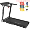 Беговая дорожка UNIXFIT Hi-tech F2 Dark Storm, 20 тренировочных программ, мощность 2,5 л. с. + в подарок аксессуары