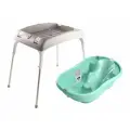 Комплект ванночка Ok Baby Onda Голубой 15+подставка Cavalletto