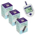 Тест-полоски Ебсенсор (eBsensor) №50 - 3 упаковки + глюкометр (без комплектации)