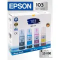 Чернила краска для принтера EPSON 103 101 004 EcoTank, набор 280 мл, 4 цвета