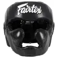 Боксерский шлем Fairtex HG13 Lace-Up Black (L)