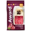Award сухой корм для щенков от 1 месяца, беременных и кормящих собак мелких пород Ягненок и индейка, 1,5 кг.