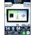 Магнитола Volvo XC90 C 2002-2014 Teyes CC4L 6/64GB Тиайс, 8-ми ядерный процессор, IPS, DSP, 4G, Wi-Fi, CarPlay, 2DIN
