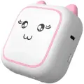 Детский мини-принтер Kid Joy M5 White + Pink для фотографий 200DPI, Bluetooth 5.1, белый с розовым