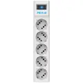 Сетевой фильтр Pilot SG 5x10, 1.8 метра, 5 двойных розеток стандарта Gadget parking, 10А / 2200 Вт