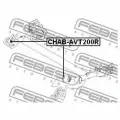 Сайлентблок задней балки Febest CHABAVT200R для Chevrolet Aveo