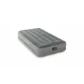 Надувная кровать Intex 64112, 191 х 99 х 30 см, насос встроенный электрический USB