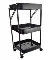 Этажерка складная на колесиках, 73х29,5х45 см