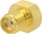 Разъем AMPHENOL 132361 SMA мама прямой 50Ом тефлон позолота, 1 шт