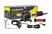 Болгарка Hanskonner HAG15125E, защитный кожух, дополнительная рукоятка