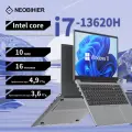 Neobihier, I7-13620H, 15,6-дюймовый ноутбук, 10 ядер и 16 потоков, ноутбук для развлечений и офисного дизайна