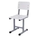 Стул Polini kids City S Ученик, 3 гр, серый-белый