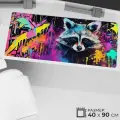 Коврик для мыши большой 90 х 40 см стрит-арт 4