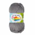 Пряжа Alpina SATI 10 шт. по 50 г 100% мерсеризованный хлопок 170 м №052 т. серый