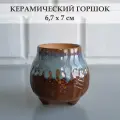 Керамический горшок для суккулентов и кактусов / Керамический горшок для цветов №1