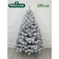 Искусственная ель Новая ёлка Кавказская Люкс заснеженная 2,1 м.