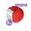 Пряжа YarnArt Baby cotton (426), алый, 5 шт. по 50 г