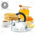 Чайник со свистком Мерали со вкусом из нержавеющей стали для всех типов плиты 3л