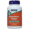 Таблетки NOW Magnesium Citrate 200 мг, 210 г, 200 мл, 200 мг, 100 шт.