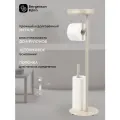 Держатель для туалетной бумаги с полочкой Slim наполная подставка Bergenson Bjorn Bath BB0000946
