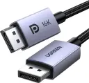 Кабель UGREEN DP118 (15383) Display Port Male To Male 16K Cable. Длина: 1м. Цвет: серый