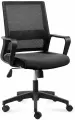 Кресло офисное Бит LB Norden черный, ткань, металл, пластик, мягкое сиденье, с подлокотниками