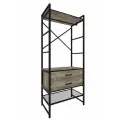 Стеллаж со штангой Микс для прихожей 80 см, Намибия
