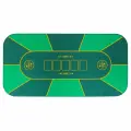 Игровое поле Фабрика Покера сукно прошитые края M зеленое 120х60 см