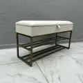Банкетка с ящиком в прихожую для обуви 100х35х55 см STEEL MEBEL (БПБ-003)