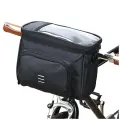 Велосипедная сумка-холодильник с креплением на руль, черная
