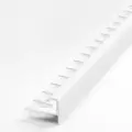 Профиль F-образный алюминиевый для плитки 10 мм гнущийся Лука ПУ13-1, длина 2,7 м, окрас белый глянец 9003