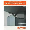 Подъемный механизм для фасада AVENTOS HK top, силовые механизмы 25, серые заглушки