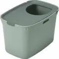 Закрытый туалет для кошек Top Cat RECYCLED, оливковый с серым, 59x39x38 см