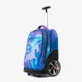 Сумка рюкзак на колесах CUBE, Unicorn Blue, для фигурных коньков, роликов, одежды, экипировки и аксессуаров
