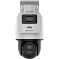 Поворотная IP-камера Hikvision DS-2SE2C400MWG-E/14 TandemVu 4MP, Встроенный микрофон и динами, Автотрекинг