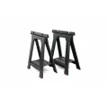 Строительные козлы QBRICK System Sawhorse 2631-46, складные, пластик, чёрные, 2 шт