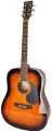 F600-BS Акустическая гитара, санберст, Caraya