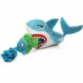 85068 Игрушка для собак Акула с рыбой на веревке 51см, GiGwi серия CATCH & FETCH