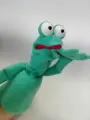 Перчаточная кукла для кукольного театра, Лягушонок с белыми глазами