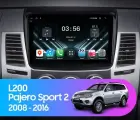 Штатная магнитола FarCar S280+ 4/64 для Mitsubishi L200 (2006-2015), Pajero Sport (2006-2015) CarPlay/Android Auto