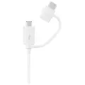 Кабель Samsung USB - microUSB / USB Type-C (EP-DG930DWEGRU), длина 1.5 м, белый