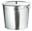 Бак для воды оцинкованный с крышкой (крышка с ручкой) 20 л, без крана Россия, 67548