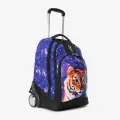 Сумка-рюкзак на колесах RUNA, Тигренок, для фигурных коньков, роликов, одежды, экипировки и аксессуаров