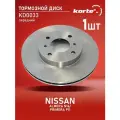 Тормозной диск Kortex для Nissan Almera N16 / Primera P11 перед. вент.(d-280mm) OEM 402062F501, 4020673L01, 92109300, DF4169, KD0033